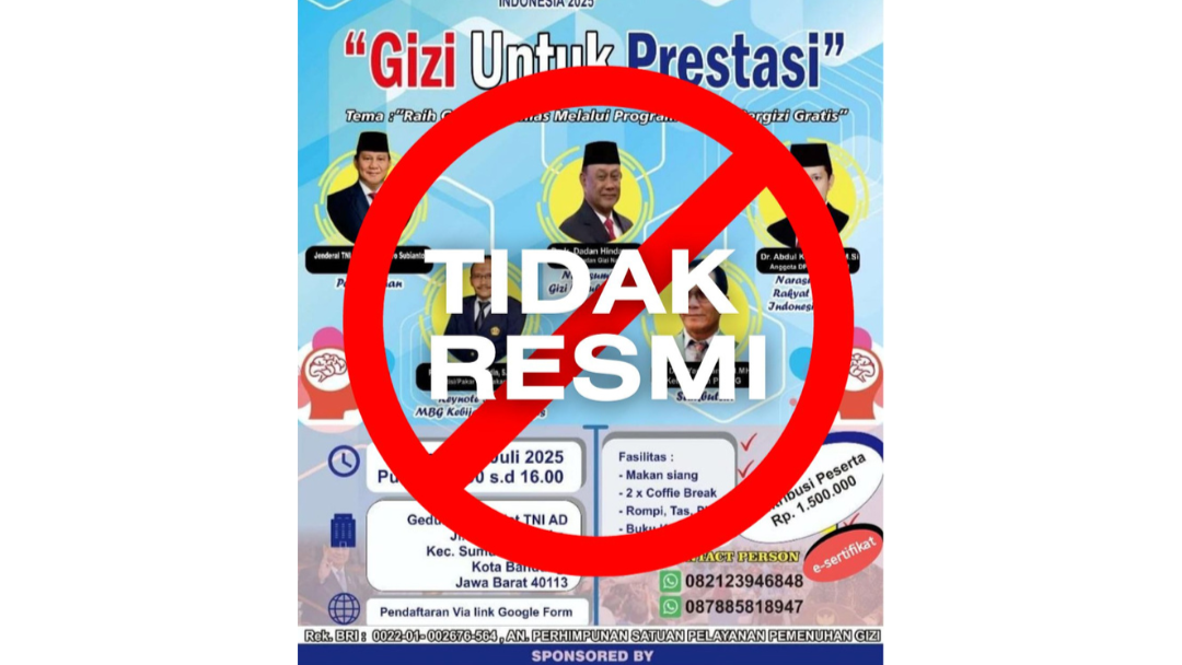 BGN Bireuen Tegaskan Kegiatan Deklarasi dan Seminar PSPPG di Bandung Bukan Kegiatan Resmi