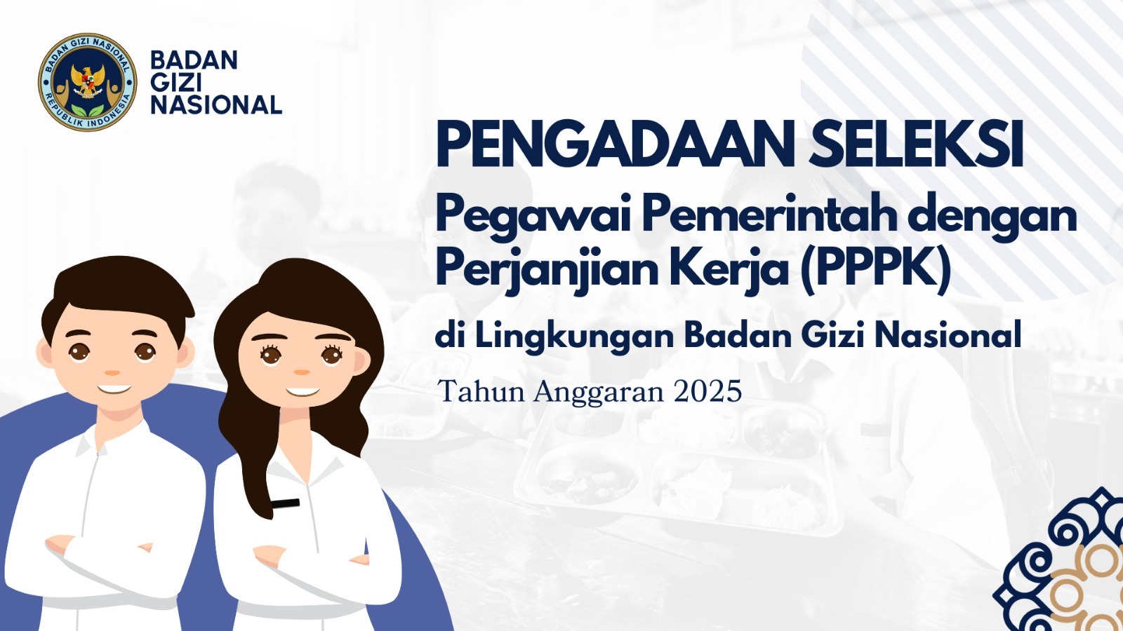 Pengumuman Seleksi Pengadaan Pegawai Pemerintah Dengan Perjanjian Kerja Tingkat Instansi Tahap II di Lingkungan Badan Gizi Nasional Bireuen Tahun Anggaran 2025