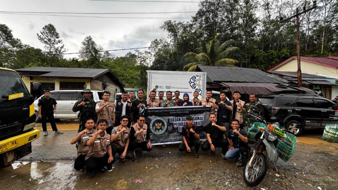 BGN Bireuen Acungi Jempol Aksi Mandiri SPPI Sumut Bantu Korban Bencana